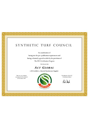 美國人造草理事會(huì)STC認(rèn)證