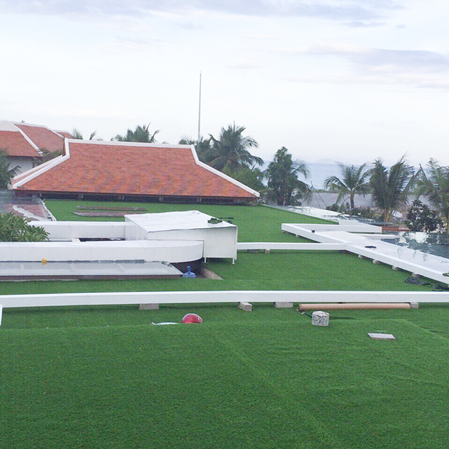 屋頂綠化人造草坪都有哪些優(yōu)勢？